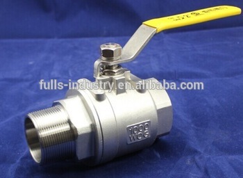 female and male thread 2-PC Ball Valve/ female and male thread ball valve