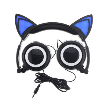 Auriculares lindos de encargo del gato del auricular de la moda del precio de fábrica