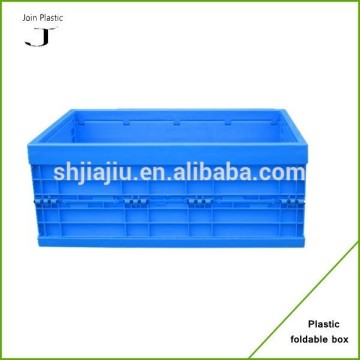 Foldable plastic basket