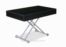 Foldable dining table adjustable height dining table wood dining table