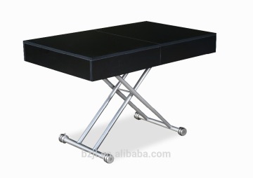 Foldable dining table adjustable height dining table wood dining table