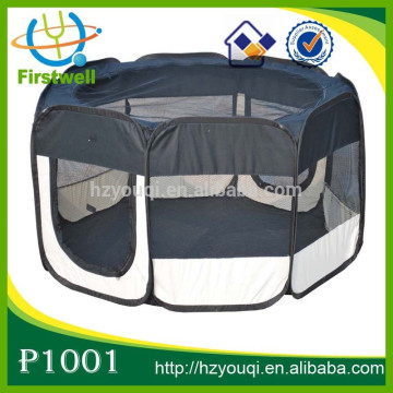 8 Panels 2 Zip Doors Portable Case Playpen Exercise Pens for Dogs