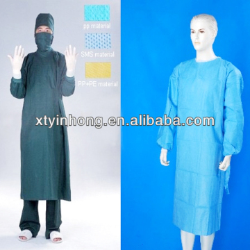 Sterile disposable surgical gowns