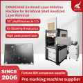 Enclosed High Peak Power MOPA Fiber Laser Marking Machine for Anodized Layer Ablation