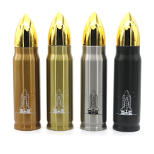 Stainless Steel Bullet Tumbler Shape Water Bottle