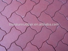 rubber paver