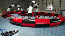 cheap Go Kart playground inflatable air race track
