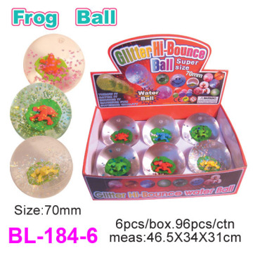 Promotional Glitter Frog Bounce Ball/Hi Glitter Bounce Ball