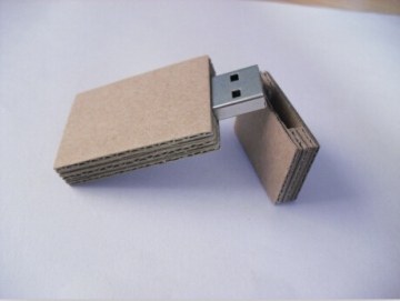 Custom Logo Environmental Recyle Paper USB Drive