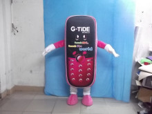 Mobile Phone Modelling Cartoon Doll Costumes