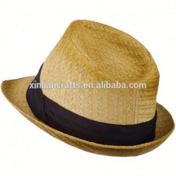 straw and printed cotton straw hat