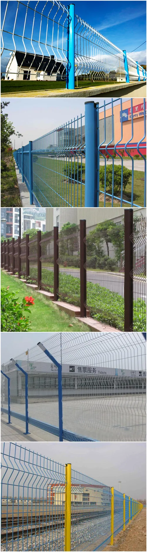 China Professional Supplier Powder Coating Curvy Welded Mesh Fence