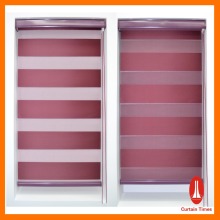 Curtain times new design stripe zebra roller shade/ manual stripe roller blinds for window