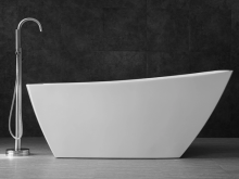 Simple Design Freestanding Indoor Deep Acrylic Bathtubs