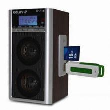 Music Box, Wooden Design with Hi-Fi Audio Decoding, External USB Port