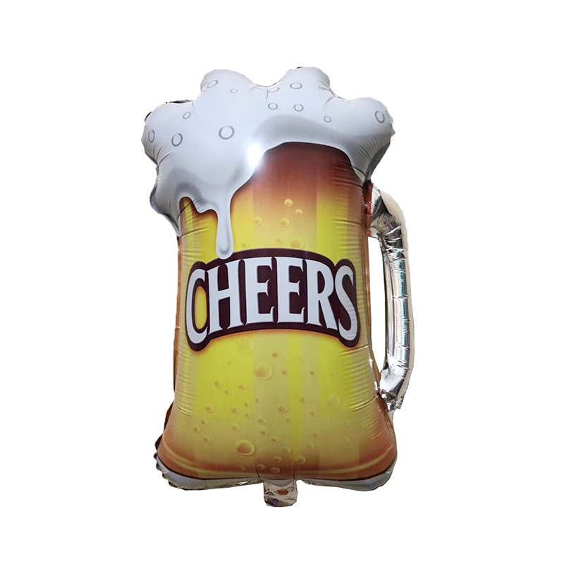 Beer Cup Balloons Bottle Shape Foil Ballons Oem Odm Supplier Inflatable Helium Birthday Party Decorations Balloon Factory