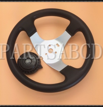 300MM 150CC 250CC Go Kart Buggy Quad Steering Wheel For Hammerhead Kandi JCL Parts