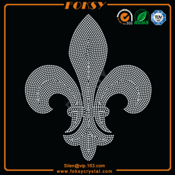 Fleur De Lis rhinestone transfer