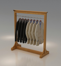 Display Rack for Hanging The Garments