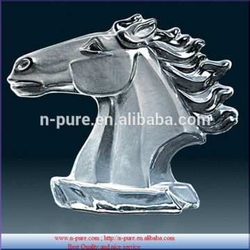 Beautiful popular Crystal horse head,crystal horse model