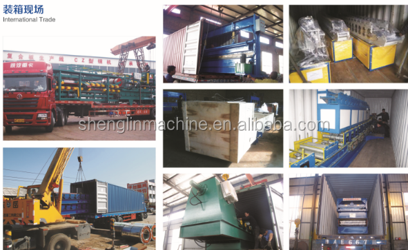 Glazed Steel Tile Roll Forming Machine for Manufacturing Ceramic Tiles