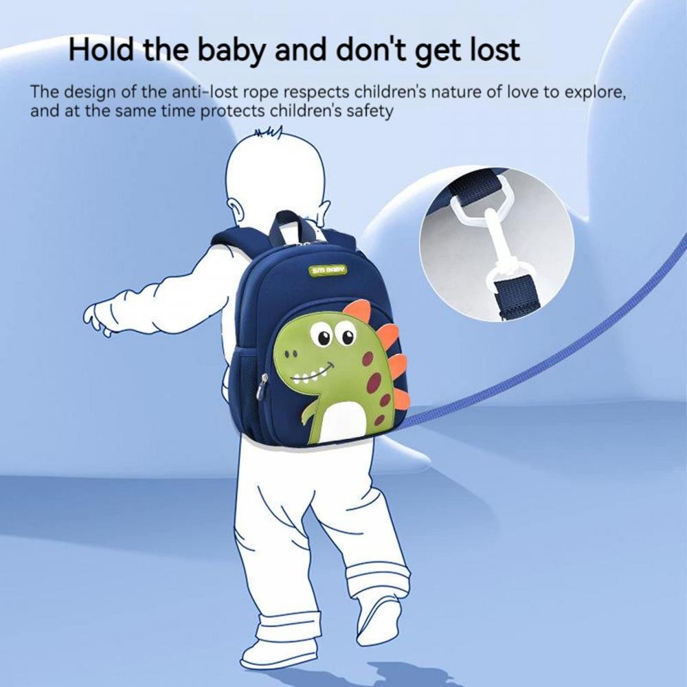 Toddler Dinosaur Preschool Backpack with Leash for Kids Boys Girls