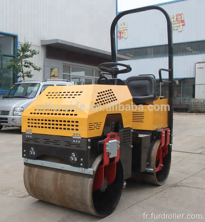 Compacteur de style Bomag Rouleau de route hydraulique de 1 tonne (FYL-880)