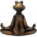 6 &quot;H Resin Meditasi Patung Katak Yoga