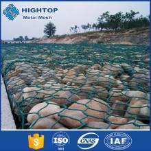 Alibaba manufacturer pvc coated gabion wire mesh/gabion bastion products