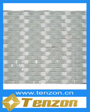 Lacy Blue Glass Grid Glass Mosaic