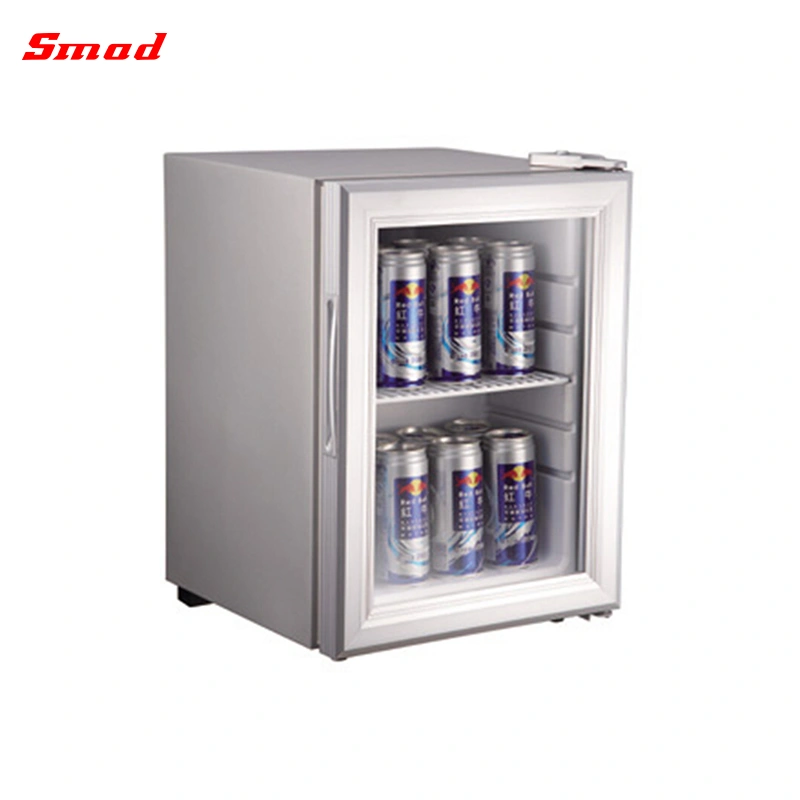 52L Commercial Beer Chiller Mini Fridge Countertop Display Cooler Showcase