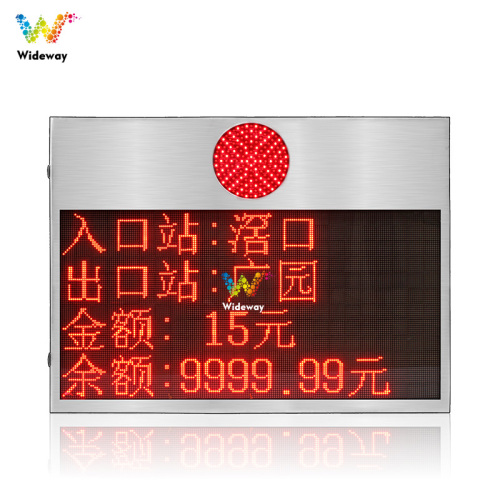 304 stainless steel fee amount led display screen