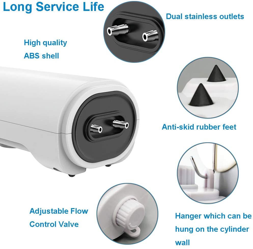 EKAN adjustable ultra silent oxygen portable aquarium air pump for fish tank