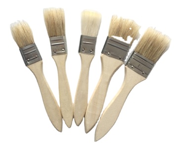 Professional High Quality Paint Brushes with Wooden Handles - 26mm x 160mm