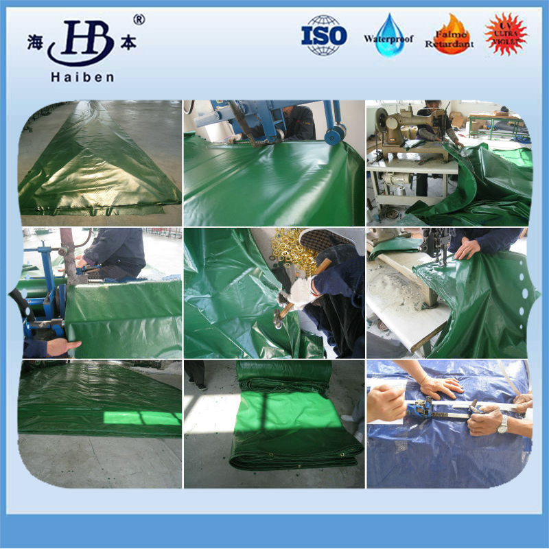 Soft pvc coated tarpaulin fabric for truck cover