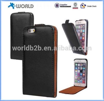 flip leather pouch case for iphone 6/6s, vertical flip leather case for iphone 6/6s