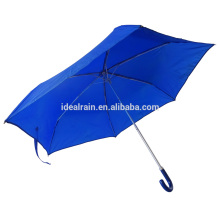 21" *6 segments foldable blue mini rain girl umbrellas