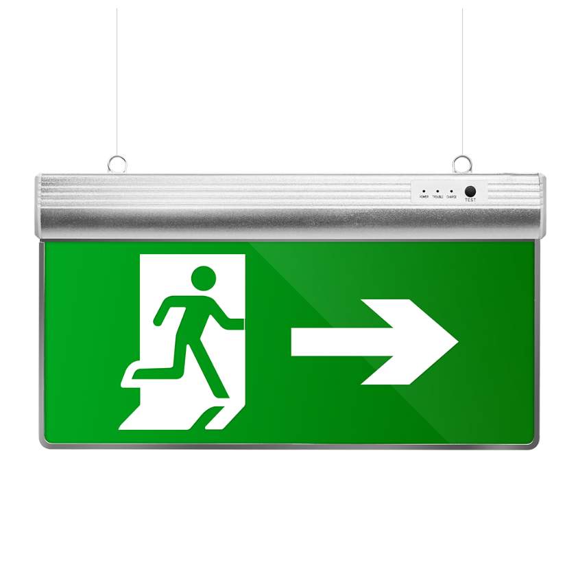 Emergency exit signs for apartments