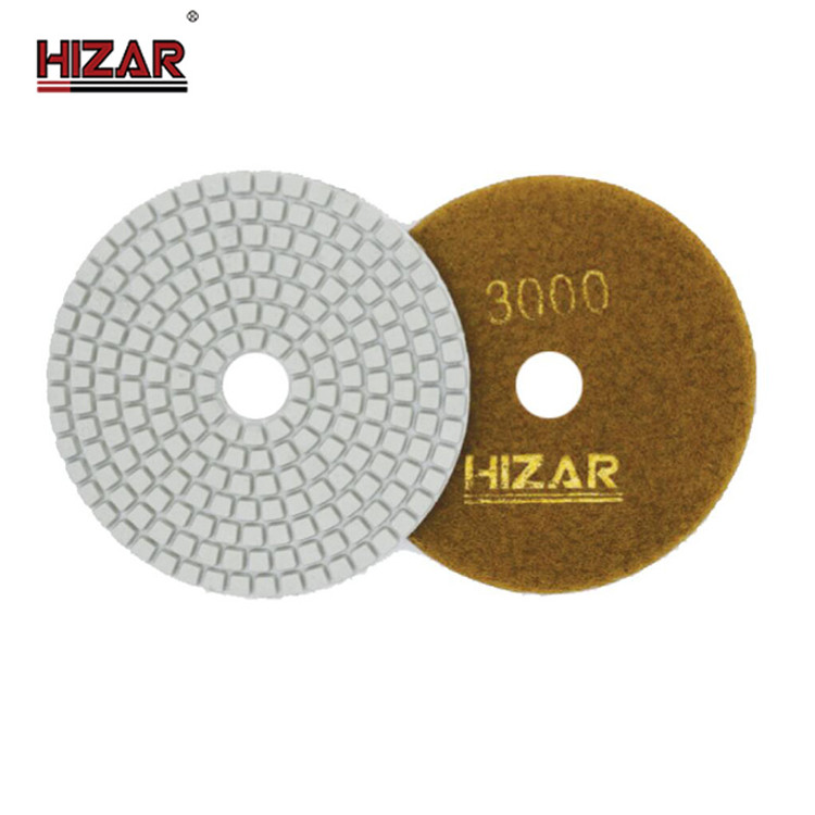 100 mm Diamond Wet Use Resin Bond Polishing Pad for Granite Marble and Stone Polishing Pads for marble