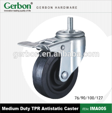 anti-static wheels and castors with brake