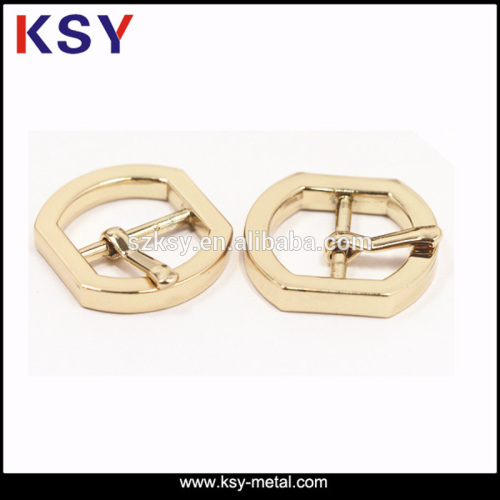 High quality shiny metal shoes buckle with factory price