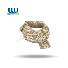 Velvet Fabric Air PU Foam Ergonomic Newborn Breastfeeding Pillow