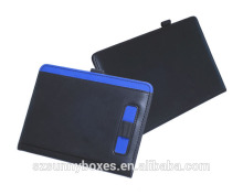 Assorted Color Leather Foam Pad Pocket Document Folder