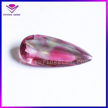 Wholesale New Product Multicolor Glass China Pear Earring Gem