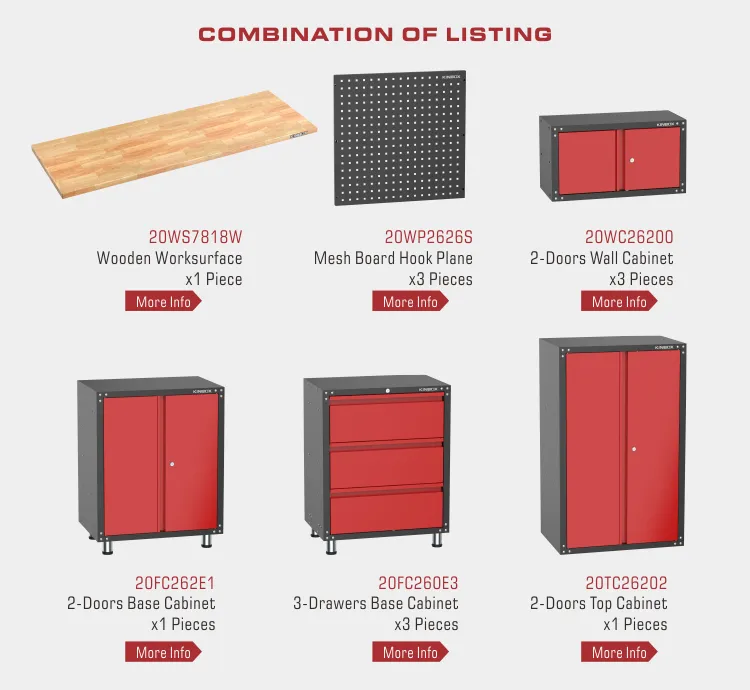 Kinbox 12 Pieces Metal Garage Furniture Locker Tool Cabinet for Home Garage Supplier