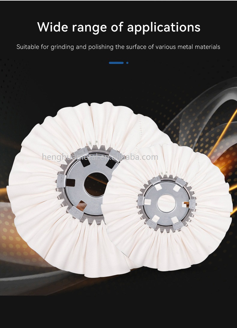 HENGHUA 2022 Titanium Alloy air Buffing Wheel Grinding and polishing metal material