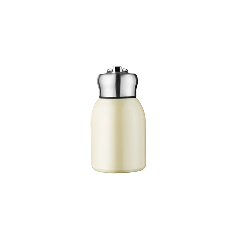 biała mini butelka na wodę ze stali nierdzewnej o pojemności 10 uncji white Mini 10 oz Stainless Steel Water Bottle