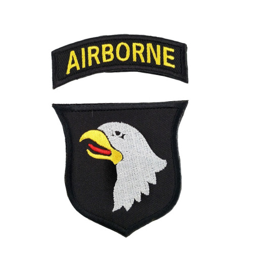 Patch in velcro personalizzate con ricamo tattico del bracciale della divisione