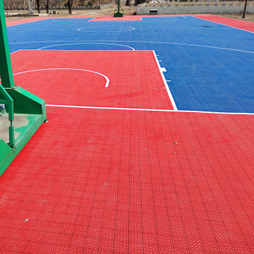 Interlock al aire libre Basketball Court Pisos de pisos