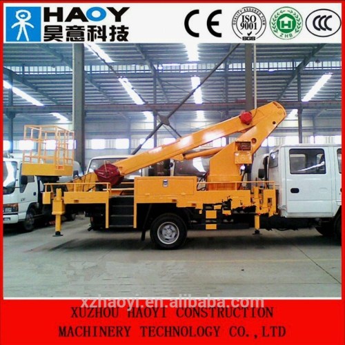 jiangsu xuzhou truck cranes, working platform with 4 telescopic booms